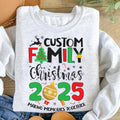Customized Family Christmas 2025 Sweatshirt, Making Memories Together Shirt, Christmas Family Sweatshirt