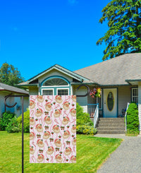 Subtle Anti-Trump Christmas Garden Flag, F*ck Trump, Resist Fascism Yard Flag, Protest MAGA Political Decor, Christmas Santa Outdoor Flag