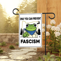 Portland Frog Anti-ICE Protest Garden Flag, Double Sided, No Kings In America, Protect Democracy, Anti-Trump Flag, Resist Fascism Flag