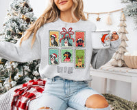 Christmas Dogs Sweatshirt, Dog Lover Shirt, Christmas Dog Sweatshirt