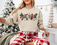 Christmas Teacher Sweatshirt, Christmas Gift for Teacher, Teaching Shirt, Teachers Day Sweatshirt