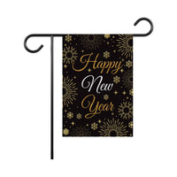 Happy New Year 2026 Garden Flag, New Year’s Eve Yard Flag, Holiday Welcome New Year Fence Front Porch Yard Decorations, Eve Party Decor Flag