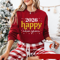 Happy New Year 2026 Sweatshirt, New Year 2026 Family Shirt, New Year Family Matching Sweatshirt