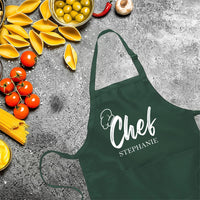 Customized Printed Apron, Chef Kitchen Apron for Men & Women, Personalized Cooking Apron Gift, Cute Printed Apron, Custom Kitchen Decor