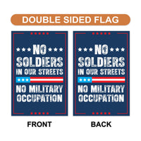 No Kings In America Garden Flag, Double Sided, WTF America, Democracy Not Oligarchy, Anti-Trump, Resist Racism Flag, Resist Fascism Flag