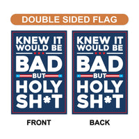 No Kings In America Garden Flag, Double Sided, Different Hats, Democracy Not Oligarchy, Anti-Trump, Resist Racism Flag, Resist Fascism Flag