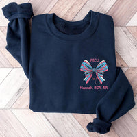 Personalized Labor and Delivery Nurse Sweatshirt, Custom Gift RN Shirt, NICU, Mother Baby Nurse Tee, CNA Tech Sweatshirt