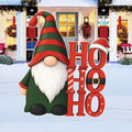 Christmas Gnome HOHOHO Yard Signs, Outdoor Holiday Lawn Stakes, Festive Garden Decorations for Porch, Pathway & Winter Christmas Décor