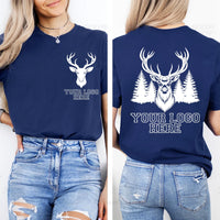 Custom Logo Shirt, Your Business Logo or Brand Logo Shirt, Your Design Here Tee, Front Back