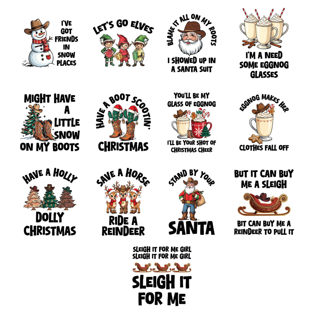 Family Group Christmas Hoodie, Matching Christmas Western Shirt, Funny Christmas Party Hoodie