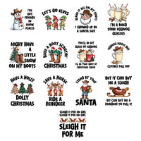 Family Group Christmas Hoodie, Matching Christmas Western Shirt, Funny Christmas Party Hoodie