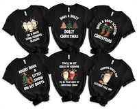 Family Group Christmas Shirt, Matching Christmas Western Shirt, Funny Christmas Party Tee