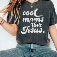 Jesus Shirt, Retro Jesus Shirt, Christian Tee, Cool Moms Love Jesus Shirt