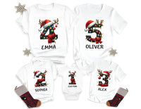 Personalized Christmas Cousin Shirt, Matching Family Xmas Lights Shirt, Custom Name Christmas Tee