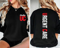 Personalized Urgent Care Shirt, Emergency Medicine Shirt, Urgent Care Staff Tee, Front Back