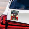 Childless Cat Ladies Against Fascism Protest Magnet, Protect Democracy, Anti-Trump, No Kings, Anti Fascist Vehicle Magnet, 6