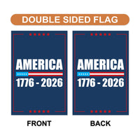 America 250 Anniversary 250 YEARS Protest Garden Flag, Freedom, No Kings In America, Protect Democracy, Anti-Trump, Anti Fascist Flag