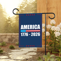 America 250 Anniversary 250 YEARS Protest Garden Flag, Freedom, No Kings In America, Protect Democracy, Anti-Trump, Anti Fascist Flag