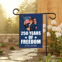 America 250 Anniversary 250 YEARS Protest Garden Flag, Freedom, No Kings In America, Protect Democracy, Anti-Trump, Anti Fascist Flag