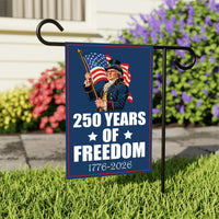 America 250 Anniversary 250 YEARS Protest Garden Flag, Freedom, No Kings In America, Protect Democracy, Anti-Trump, Anti Fascist Flag
