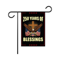 America 250 Anniversary 250 YEARS Protest Garden Flag, Freedom, No Kings In America, Protect Democracy, Anti-Trump, Anti Fascist Flag