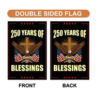 America 250 Anniversary 250 YEARS Protest Garden Flag, Freedom, No Kings In America, Protect Democracy, Anti-Trump, Anti Fascist Flag