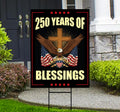 America 250 Anniversary 250 YEARS Protest Yard Sign - Anti-Trump, No Kings In America, Pro Democracy, Resist Fascism Sign with Metal H-Stake