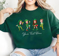Custom Face Christmas Elf Sweatshirt, Personalized Family Photo Gift Shirt, Christmas Elf Sweatshirt
