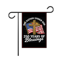 America 250 Anniversary 250 YEARS Protest Garden Flag, Freedom, No Kings In America, Protect Democracy, Anti-Trump, Anti Fascist Flag