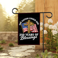 America 250 Anniversary 250 YEARS Protest Garden Flag, Freedom, No Kings In America, Protect Democracy, Anti-Trump, Anti Fascist Flag