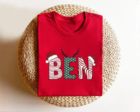 Custom Name Christmas Shirt, Family Crew Matching Shirt, Personalized Christmas Tee