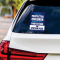 The Epstein Files Protest Vinyl Sticker, Protect Democracy, Anti-Trump, No Kings Protest Sign, Anti Fascist Bumper Sticker, 6