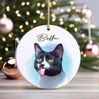 Custom Pet Ornament, Personalized Dog Ornament, Pet Memorial Keepsake, Dog Remembrance Gift, Custom Pet Portrait Ornament, Pet Lover Gift