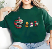 Funny Gingerbread Cookie Sweatshirt, Christmas Ornament Shirt, Cute Holiday Snack Sweatshirt