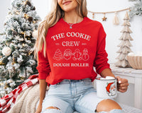 Cookie Crew Christmas Sweatshirt, Family Christmas Baking Shirt, Cookie Baking Sweatshirt