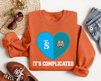 Custom House Divided Sweatshirt, Personalized Two Sports Team Shirt, Football, Baseball, Hockey, Basketball Sweatshirt