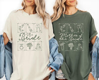 Custom Bridal Party Shirt, Personalized Bridesmaid Shirt, Maid of Honor Tee