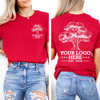 Custom Logo Shirt, Personalized Shirt for Men and Women, Custom Logo Tee, Unisex Toddler and Kid Tee, Front Back