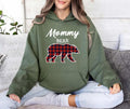 Custom Matching Christmas Bear Hoodie, Bear Family Shirt, Personalized Buffalo Plaid Hoodie