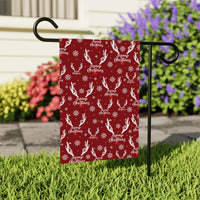 Subtle Anti-Trump Christmas Garden Flag, F*ck Trump, Resist Fascism Yard Flag, Protest MAGA Political Decor, Christmas Lights Outdoor Flag