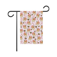 Subtle Anti-Trump Christmas Garden Flag, F*ck Trump, Resist Fascism Yard Flag, Protest MAGA Political Decor, Christmas Santa Outdoor Flag