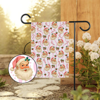 Subtle Anti-Trump Christmas Garden Flag, F*ck Trump, Resist Fascism Yard Flag, Protest MAGA Political Decor, Christmas Santa Outdoor Flag