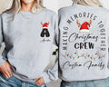 Custom Family Christmas Sweatshirt, Family Name Christmas Crewneck, Christmas Crew Shirt, Family Trip Matching Sweatshirt, Front Back