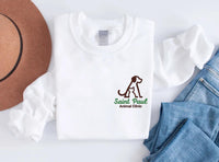 Custom Embroidered Logo Sweatshirt, Personalized Pocket Business Hoodie, Your Design Shirt, Company Logo Long Sleeve Shirt, Branded Gift