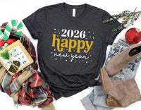 Happy New Year 2026 Shirt, New Year 2026 Family Shirt, New Year Family Matching Tee