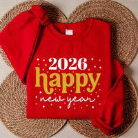 Happy New Year 2026 Sweatshirt, New Year 2026 Family Shirt, New Year Family Matching Sweatshirt