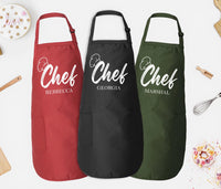 Customized Printed Apron, Chef Kitchen Apron for Men & Women, Personalized Cooking Apron Gift, Cute Printed Apron, Custom Kitchen Decor
