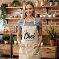 Customized Printed Apron, Chef Kitchen Apron for Men & Women, Personalized Cooking Apron Gift, Cute Printed Apron, Custom Kitchen Decor