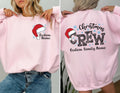 Custom Christmas Family Crew Sweatshirt, Custom Name Shirt, Family Name Sweatshirt, Front Back