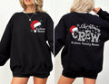Custom Christmas Family Crew Sweatshirt, Custom Name Shirt, Family Name Sweatshirt, Front Back